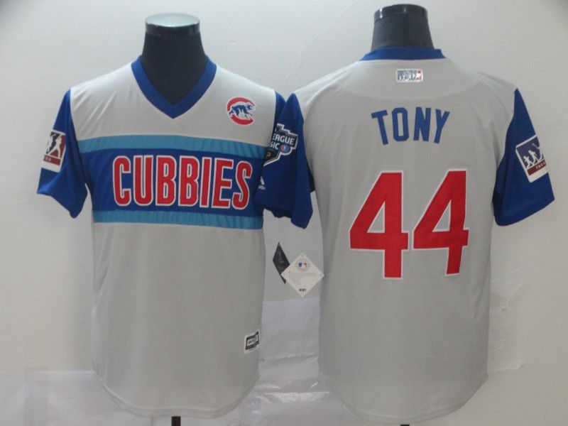 Men Chicago Cubs #44 Tony White Nickname Game 2021 MLB Jerseys